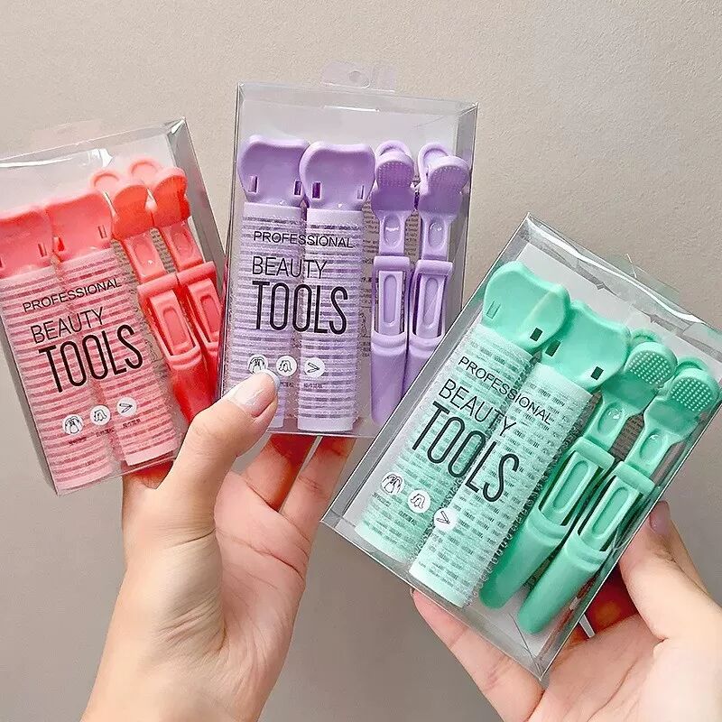 INF Ensemble de pinces à bigoudis pour frange vaporeuse - Outils de coiffure volumisants