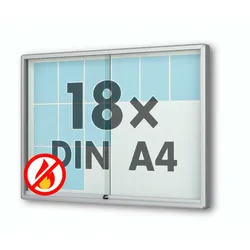 Schaukasten Brandschutz Innenbereich 18 x DIN A4