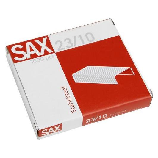 SAX 1.000 design Heftklammern 23/10 (1000x) (1-201-03)