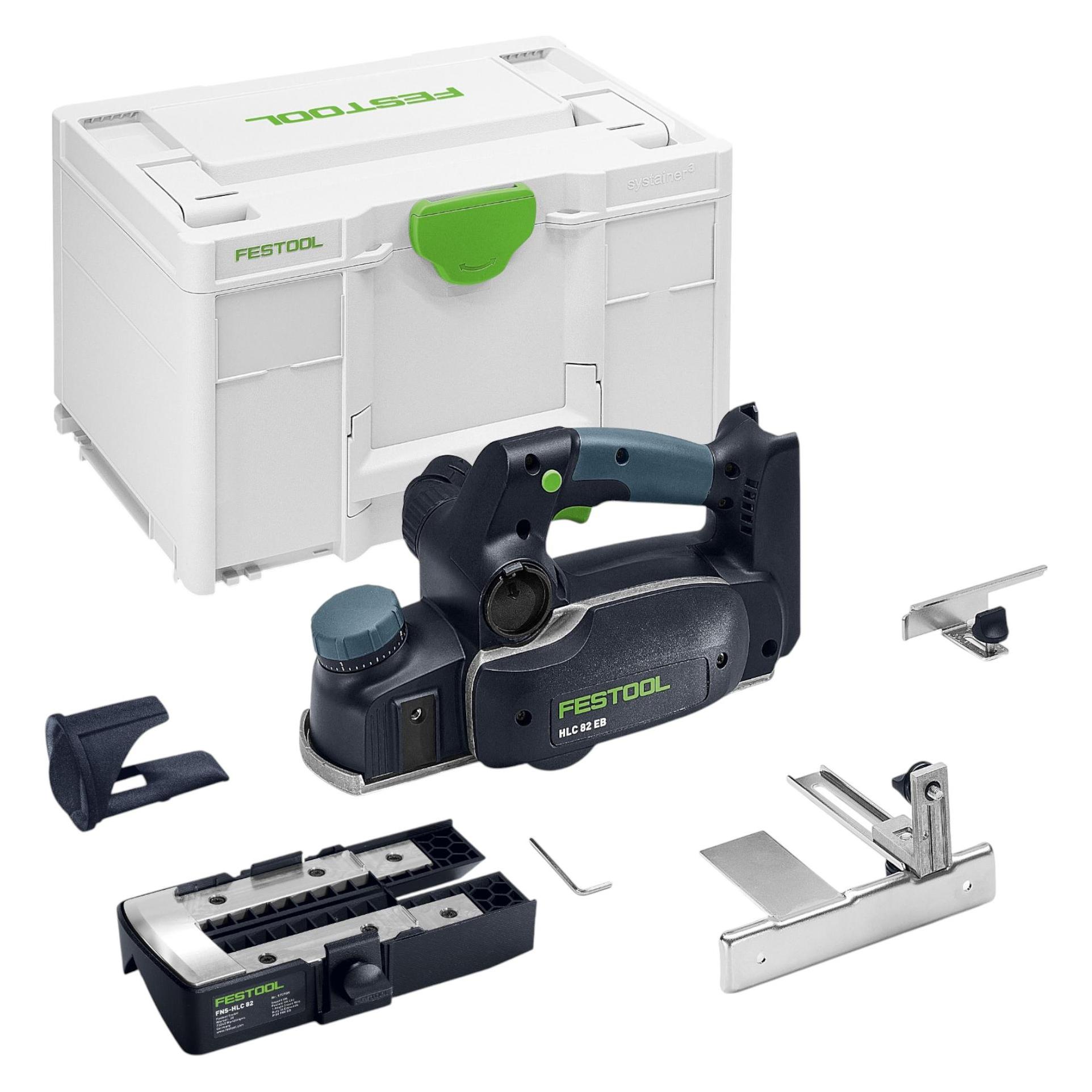 Festool Akku-Hobel HLC 82 EB-Basic-Set (Elektrischer Handhobel) (578600)