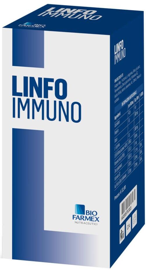 BIOFARMEX Srl LINFOIMMUNO Sciroppo 180ml – Integratore naturale per sistema immunitario e drenaggio