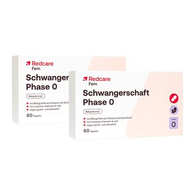 2x Schwangerschaft Phase 0 RedCare 2x60 St Kapseln
