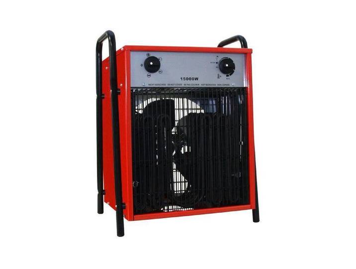 KIBERNETIK Heizlüfter HL15 15000 W , rot (rot, schwarz), B:40cm H:60cm T:35cm, Heizstrahler, Heizlüfter