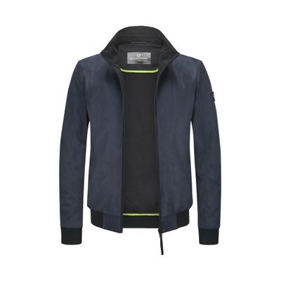 Blouson MILESTONE "Milestone Blouson MSHarris", Herren, Gr. 56, nachtblau, Jacken Blouson, atmungsaktiv, Wasserabweisend