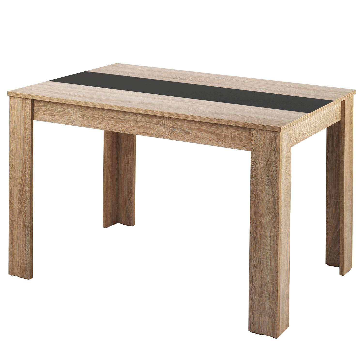 home24 Eettafel Tilston I, Bruin, 140 cm