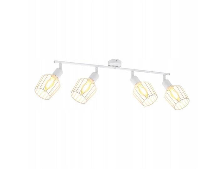 ZMH Strahler Ehrgeiz 4-flammig 75/24/10 cm, Weiß, Metall, E14, 24x10x75 cm, Lampen & Leuchten, Innenbeleuchtung, Spots & Strahler, Deckenspots