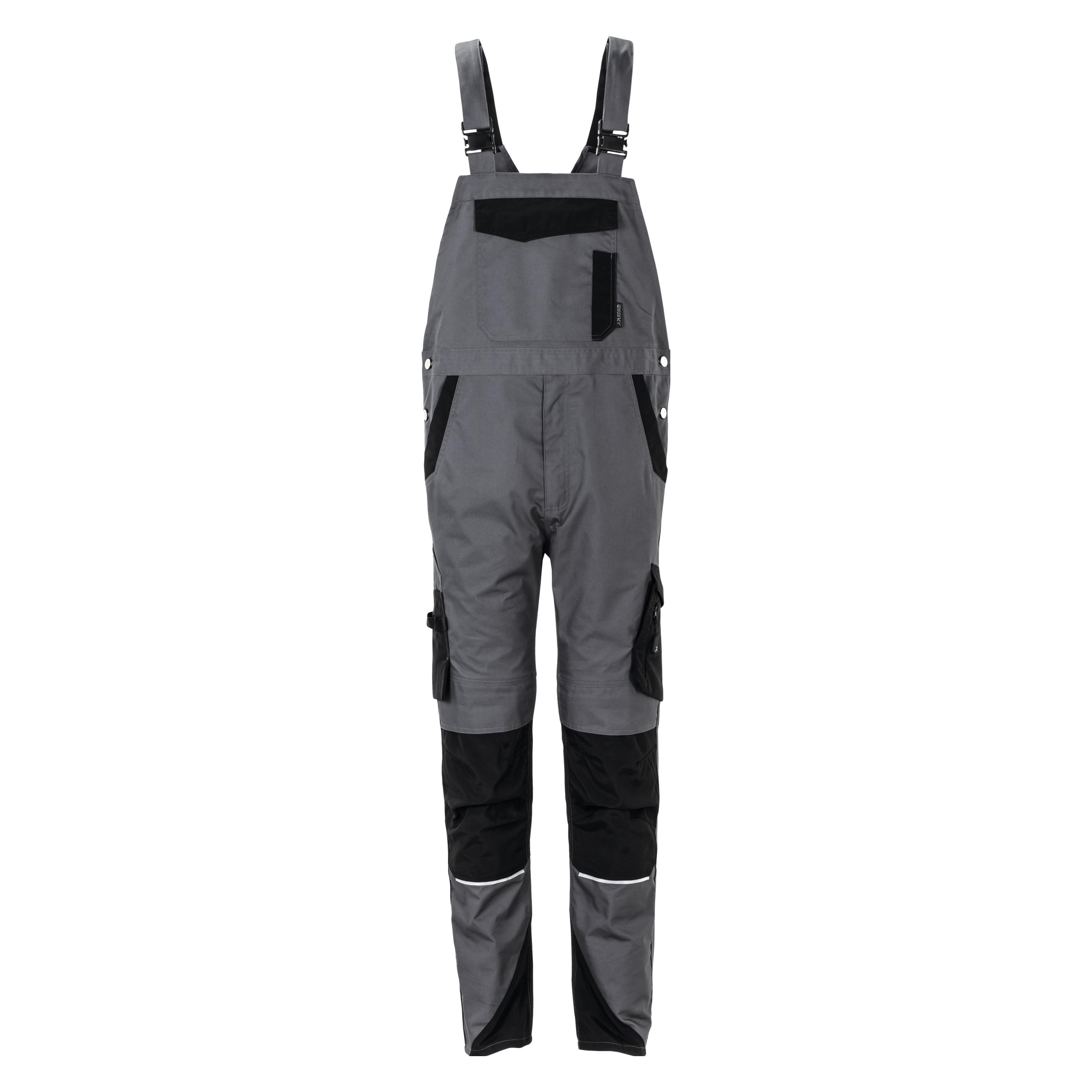Planam Latzhose Norit schiefer/schwarz Gr. 52 (52) (31369752)