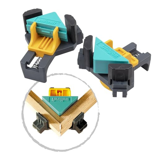 Wolfcraft 2x ES 22 Hoekklem - Verstekklem voor Hoek en T-Verbindingen