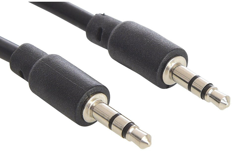Sandberg MiniJack han-han 2 m. Sort
