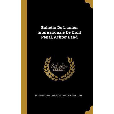 Bulletin de l'Union Internationale de Droit Pénal, Achter Band, Gebundene Ausgabe von , Creative Media Partners, LLC, 978-0-274-28393-4