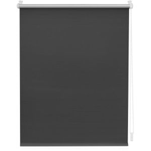 Lichtblick Rollo Klemmfix, verdunkelnd, anthrazit, 100 x 150cm, Thermorollo, zum Klemmen, ohne Bohren