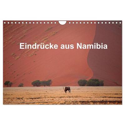 Eindrücke aus Namibia (Wandkalender 2026 DIN A4 quer), CALVENDO Monatskalender