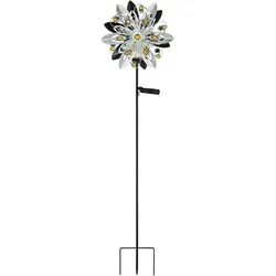Globo, Gartenbeleuchtung, Solarleuchte Metall Silbergrau, 1xled (IP44)