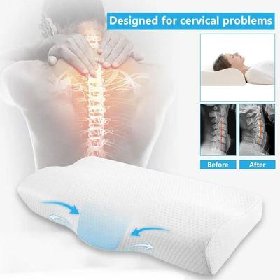 Uplifted Finds Orthopedic Memory Foam Butterfly Pillow For Neck Support And Cervical Alignment Orthopedic Memory Foam Butterfly Pillow For Neck Support And Cervical Alignment