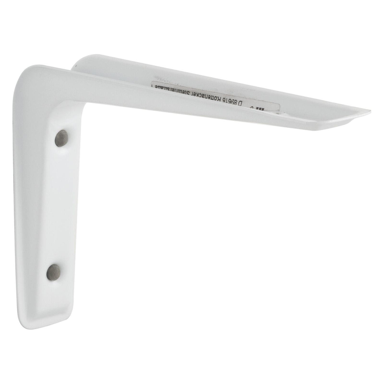 Element-System Regalbodenträger (Wandkonsole) weiss lackiert 120x80 mm Konsole Inhalt 1 Stück (4006676001361)