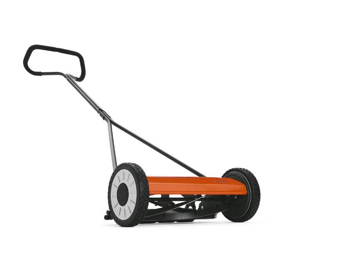 Spindelmäher HUSQVARNA 540 , orange (bunt), Rasenmäher, Spindelmäher, rollt sehr leicht und geräuscharm, Schnitthöhe 12 - 38mm