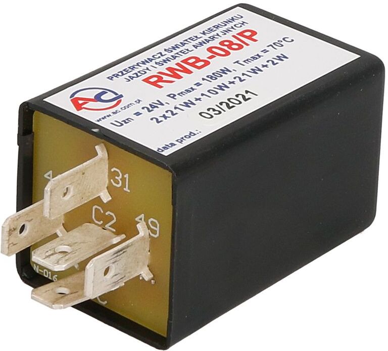 Centrale clignotante AC RWB-08P/24V