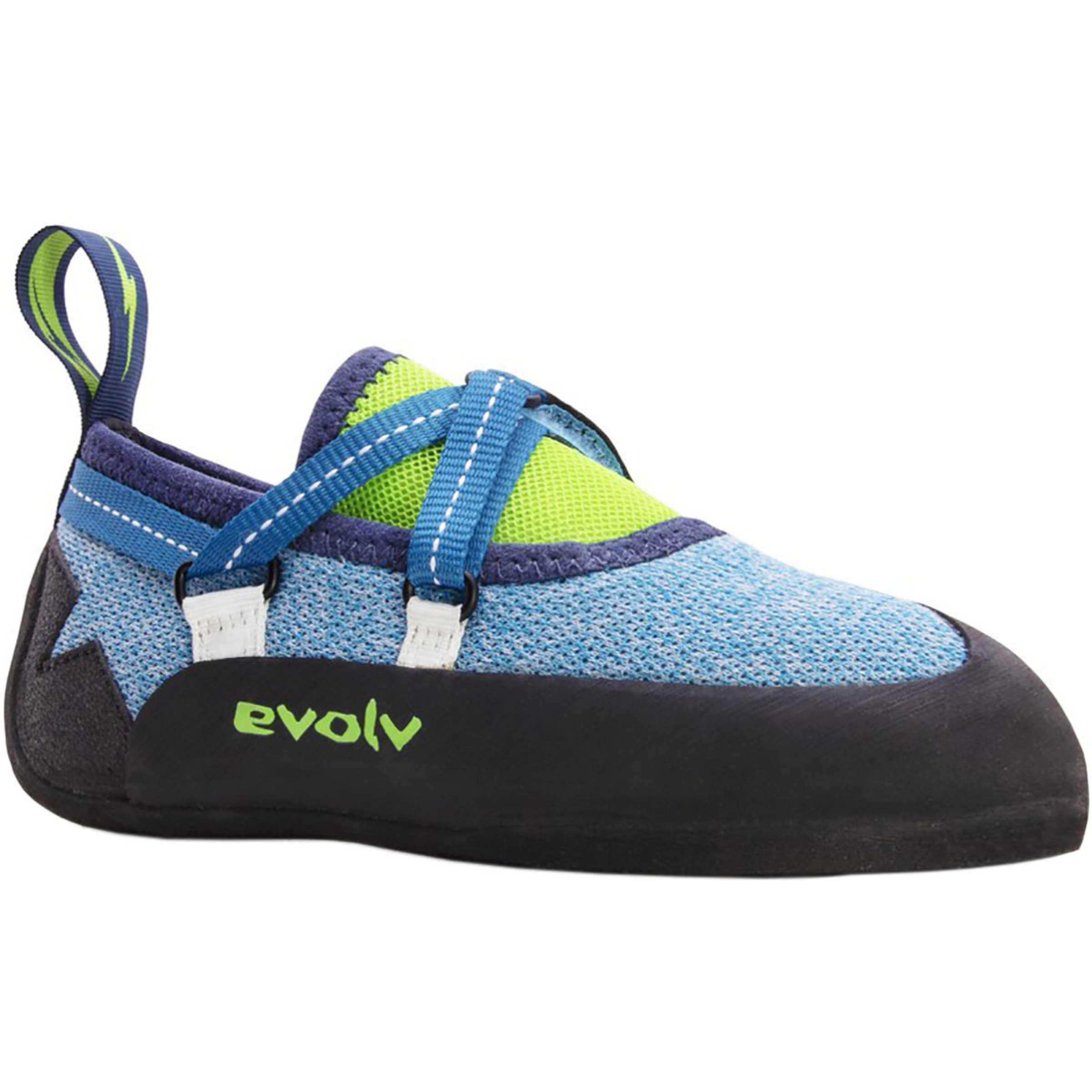 Evolv Venga Kletterschuhe Kinder Kletterschuhe blau Größe 32 Bouldern | Sportklettern