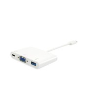 equip USB Typ C zu VGA Buchse A PD Adapter Digital/Daten Digital/Display/Video 0,15 m CE Weiß Kunststoff (133462)