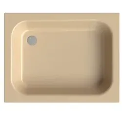 Bette BetteQuinta Duschwanne 5730-003 90x70x15cm, bahamabeige