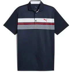 PUMA West Poloshirt Herren 01 - deep navy/white glow XS