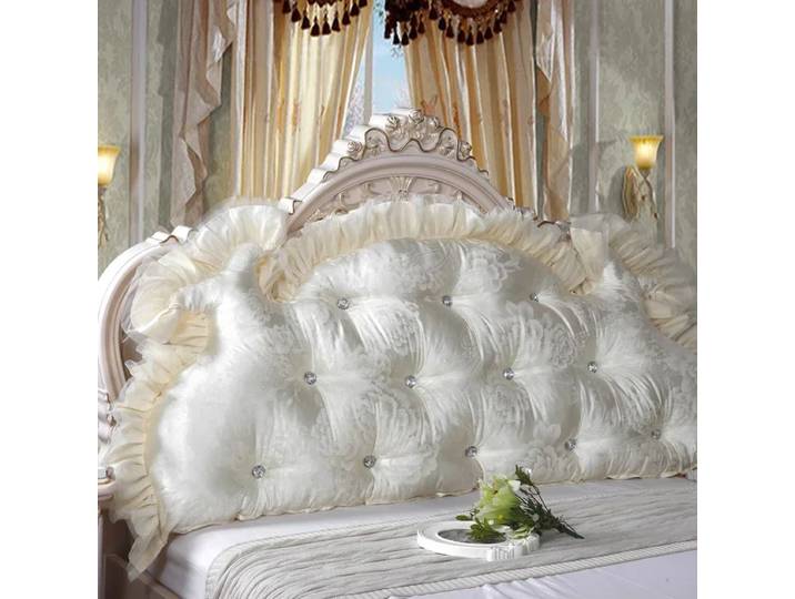Coussin de oral et Lavable de Style Princesse Coréen, Grand Dossier, Double, Meubles de Lit