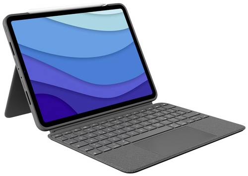 Logitech Combo Touch Tablet-Tastatur mit Hülle Passend für Marke (Tablet): Apple iPad Pro 11 (1. Generation), iPad Pro 11 (2. Generation), iPad Pro