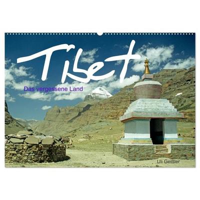 Tibet Das vergessene Land (Wandkalender 2027 DIN A2 quer), CALVENDO Monatskalender