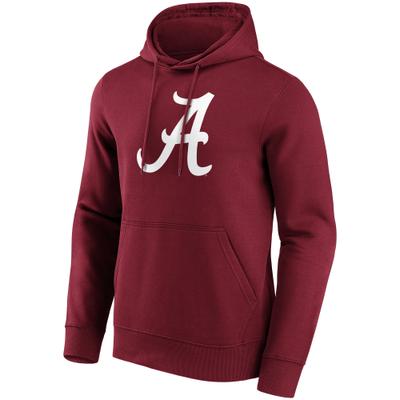 Kapuzenpullover FANATICS "Fanatics Hoodie Alabama Crimson Tide Primary Logo Graphic", Damen, Gr. L, rot, 80% Baumwolle, 20% Polyester, Pullover Kapuzenpullover