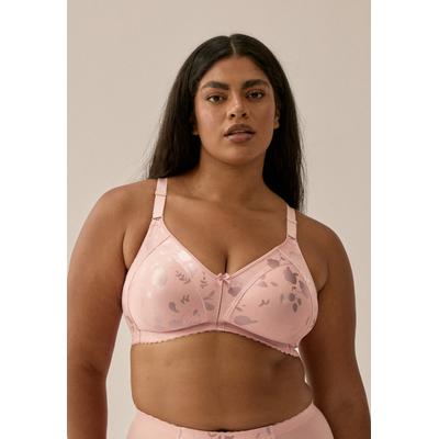 Minimizer-BH NATURANA "Minimizer", Damen, Gr. 75, Cup D, pink rose, Jacquard, Obermaterial: 93% Polyamid, 7% Elasthan, geblümt, gemustert, leicht glänzend, sehr bequem, BHs Minimizer-BH, Shaping-Effekt, breite Träger, feminin, bügellos, Satin,...