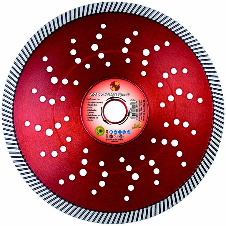 DISCDIAMANT Dia-TS Roto-Winner Plus 12 230 12 mm Belaghöhe, gesintert 09199076
