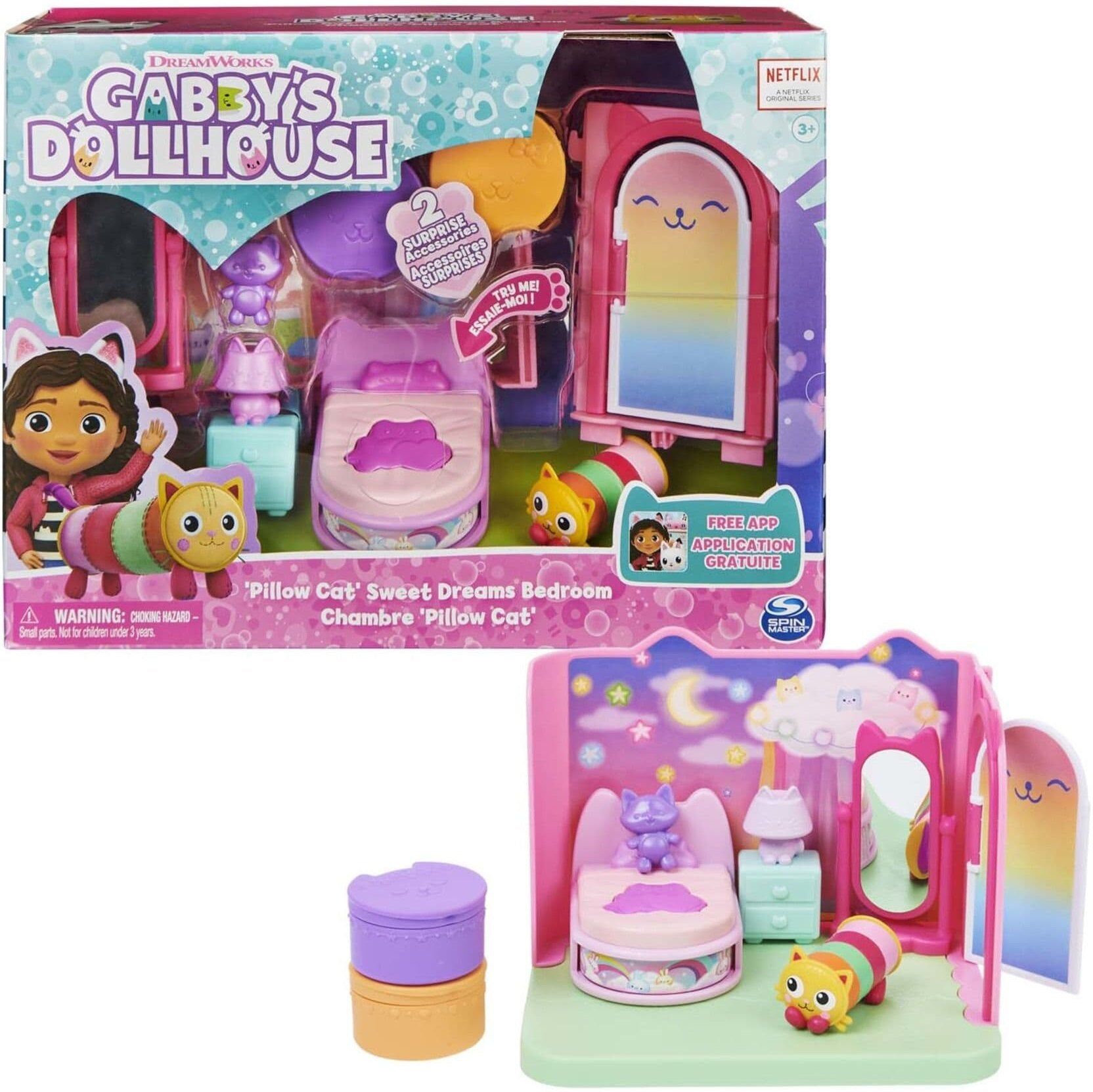 Gabby's Dollhouse Deluxe Room - Bedroom Furniture Set for Kids by Spin Master