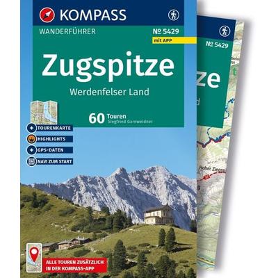 KOMPASS Wanderführer Zugspitze, Werdenfelser Land, 60 Touren mit Extra-Tourenkarte, Taschenbuch von Siegfried Garnweidner, KOMPASS Freytag & Berndt,