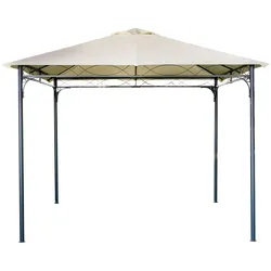 Outsunny Pavillondach, Ersatzdach für Pavillon, Pavillonabdeckung, Sonnenschutz Polyester, Beige, 3 x 3 m