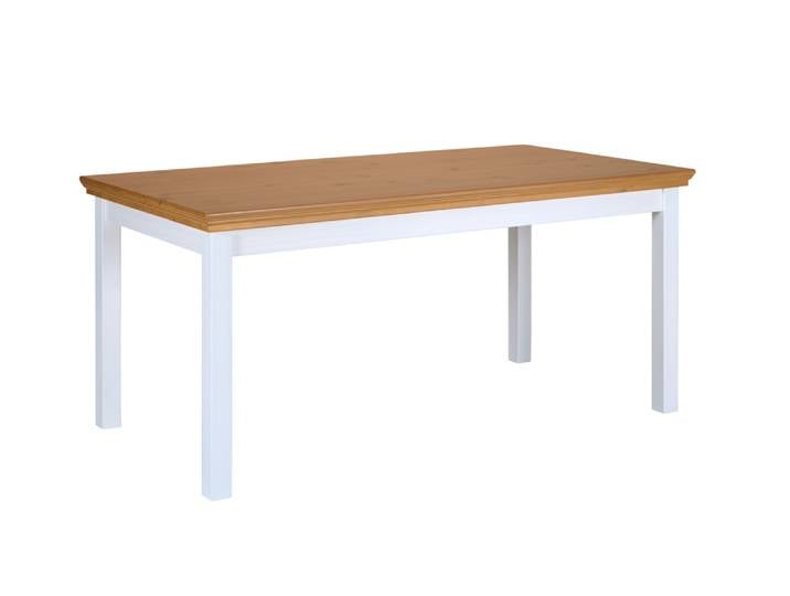 Esstisch, Massivholz Kiefer, Weiß, 166,4×90 cm, Landhausstil, Inter Link