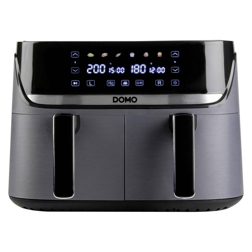 Domo Dvojitá horkovzdušná fritéza 4+4 l - digitální - DO552FR (4 l) (DO552FR)