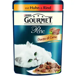 Gourmet Perle Duetto Carne Huhn & Rind 26x85 g