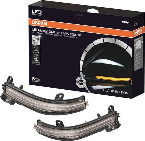 Osram Automotive LEDDMI F20 BK S LEDriving Black Edition Spiegelblinker BMW BMW X1, BMW 4er, BMW 3er, BMW 2er, BMW 1er