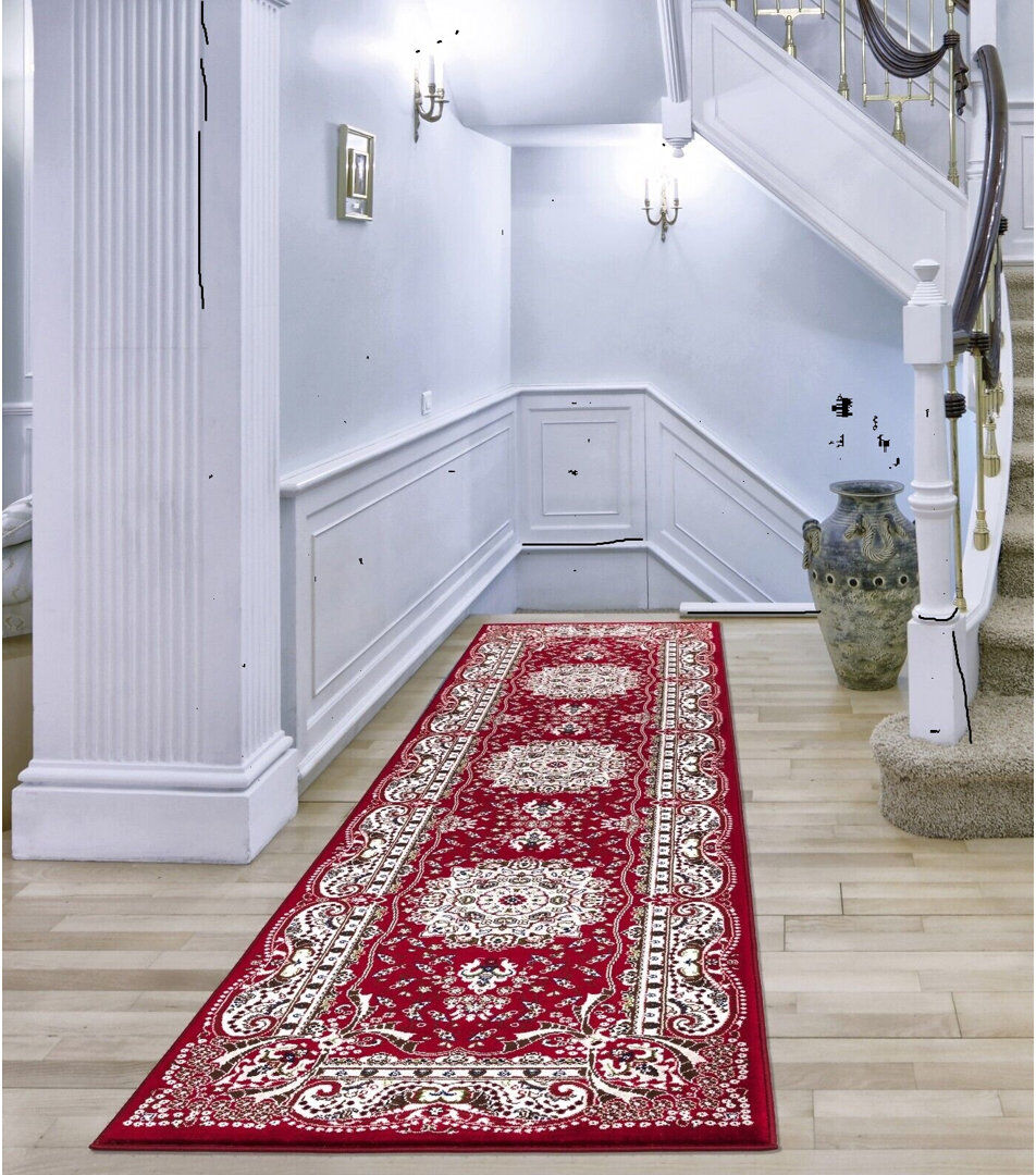 Ophelia & Co. Hammondale Area Rug Red Runner 60 x 220cm