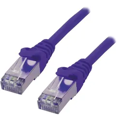 MCL CAT 6 F/UTP PATCH CABLE - 0.5m PURPLE (F/UTP, CAT6, 0.50 m), Netzwerkkabel
