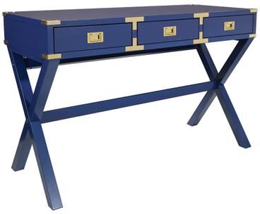 Office Star Products OSP Vintage Inspired Writing Desk with Storage and Drawers