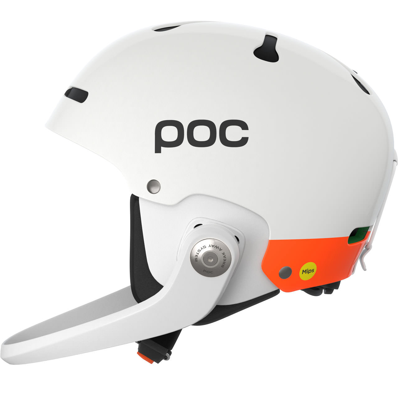POC Artic SL Mips hydrogen white/fluorescent orange - M-L = 55 - 58 cm