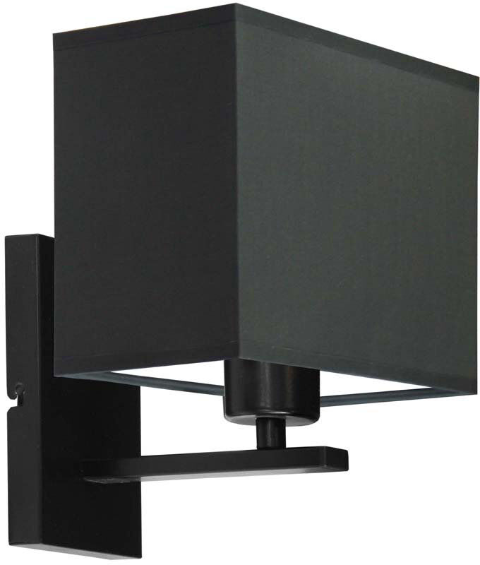 17 Stories Asavira Armed Sconce Graphite/Black