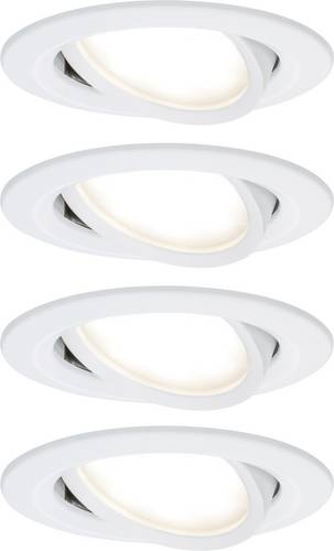 Paulmann 4064161242125 Einbauleuchte 4er Set LED 18W Weiß (matt)