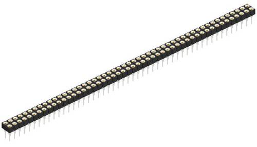 Fischer Elektronik Buchsenleiste (Präzision) Anzahl Reihen: 2 10041107 10St.