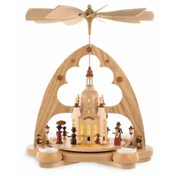 Müller Bogenpyramide Frauenkirche LED Beleuchtung 29 x 22 x 36 cm
