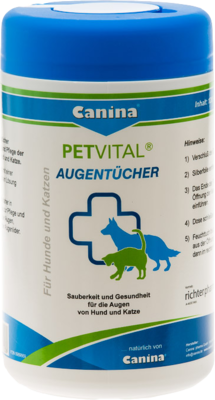Canina pharma GmbH PETVITAL Feuchttücher f.Augen vet. 120 St 00969669
