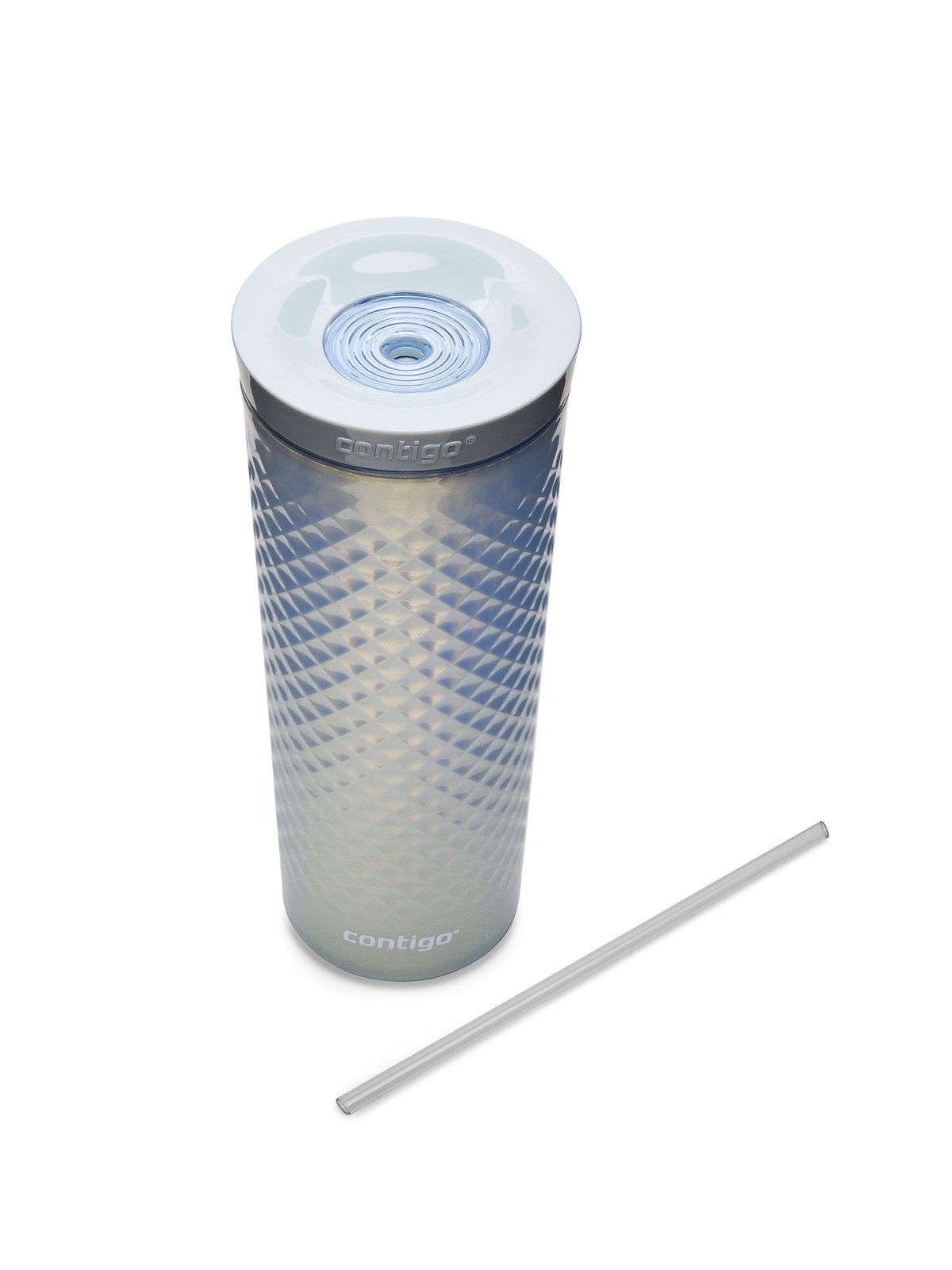 Contigo Autoclose Tumbler Text Trit - 590ml Macaroon