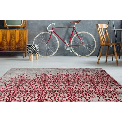 Teppich ARTE ESPINA "Baroque 200" Gr. 4, rot, B:160cm H:5mm L:230cm, Kunstfaser, Teppiche, Teppich, Wohnzimmer