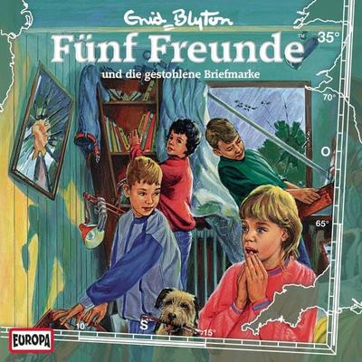 Folge 35: Fünf Freunde und die gestohlene Briefmarke - Gabriele Hartmann,Enid Blyton, Audio, 4064066616038
